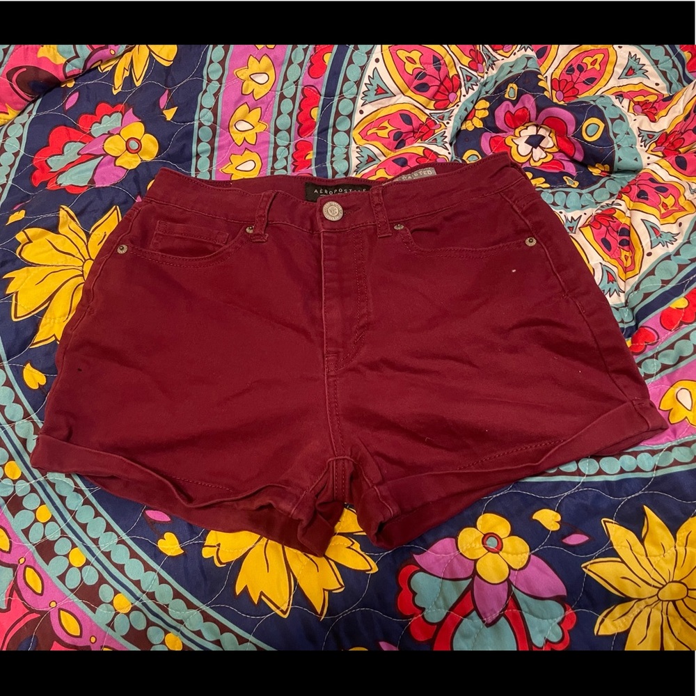 Aeropostale Burgundy shorts